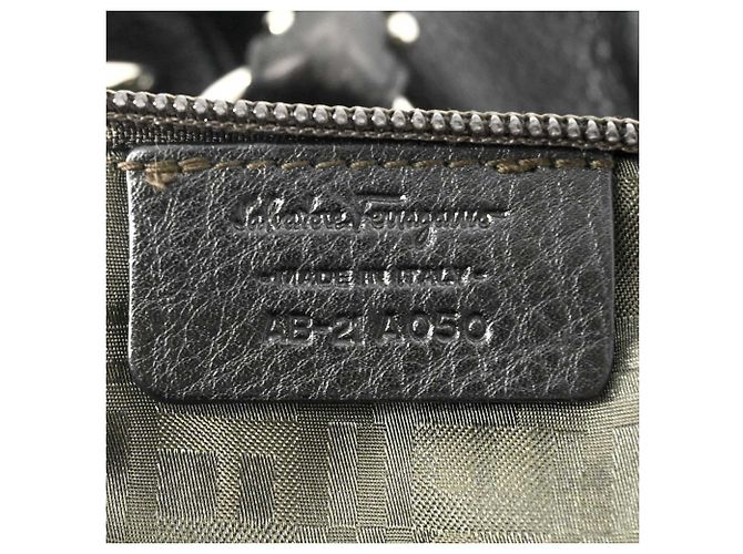 Borsa Salvatore Ferragamo Gancini Nero - vista 13