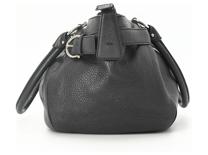 Borsa Salvatore Ferragamo Gancini Nero - vista 5