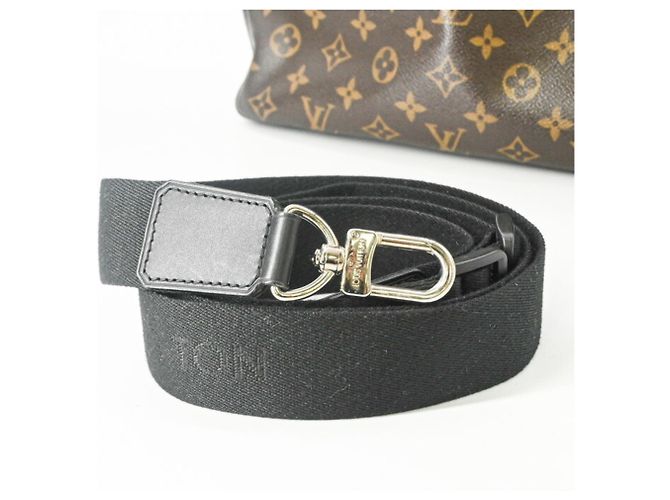 Louis Vuitton Tote Bag Schultertasche Davis Monogram Macassar Braun Schwarz - Ansicht 20