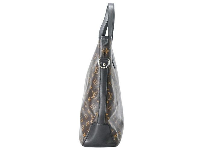 Louis Vuitton Tote Bag Schultertasche Davis Monogram Macassar Braun Schwarz - Ansicht 5