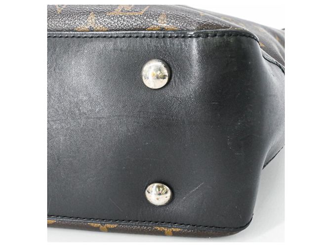 Louis Vuitton Tote Bag Schultertasche Davis Monogram Macassar Braun Schwarz - Ansicht 9