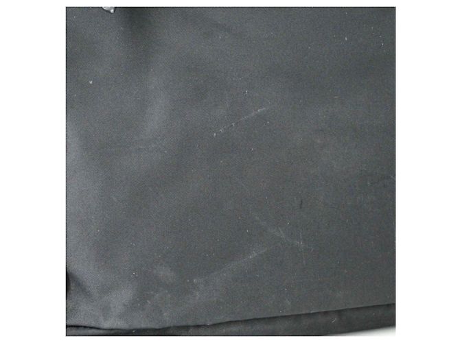 Borsa Tote in Nylon Tessuto Prada Nero Blu - vista 9
