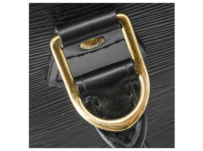 Borsa Louis Vuitton Alma Epi Noir Nero - vista 12