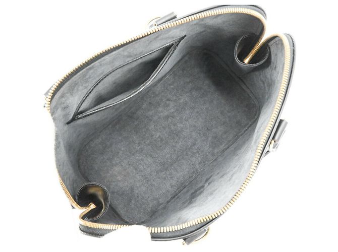 Borsa Louis Vuitton Alma Epi Noir Nero - vista 13