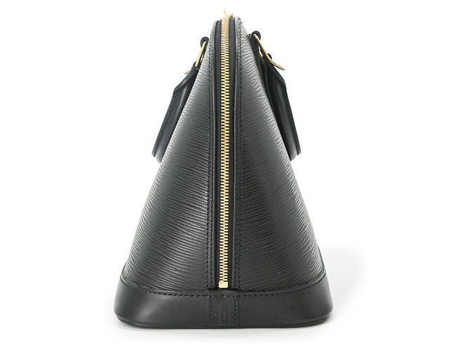 Borsa Louis Vuitton Alma Epi Noir Nero - vista 4