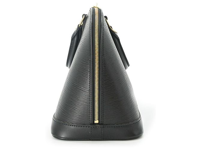 Borsa Louis Vuitton Alma Epi Noir Nero - vista 5