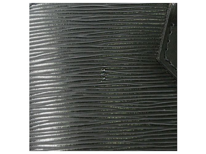 Borsa Louis Vuitton Alma Epi Noir Nero - vista 9