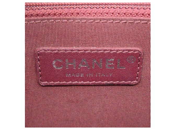 Borsa Chanel in pelle matelassé blu navy - vista 15