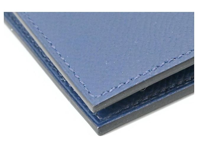 Hermès Hermes Citizen Twill Compact Silk In Bi-fold Wallet Navy blue - view 10