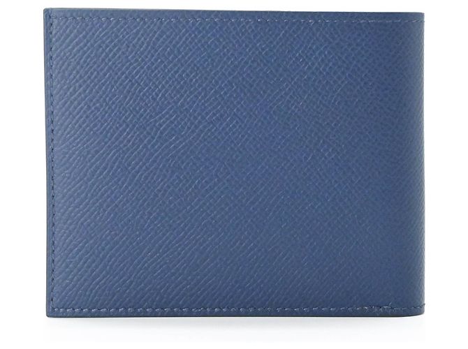 Hermès Hermes Citizen Twill Compact Silk In Bi-fold Wallet Navy blue - view 2
