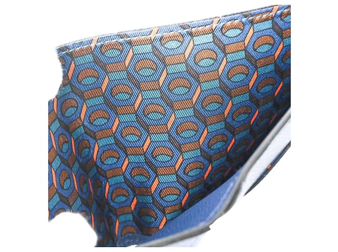Hermès Hermes Citizen Twill Compact Silk In Bi-fold Wallet Navy blue - view 4