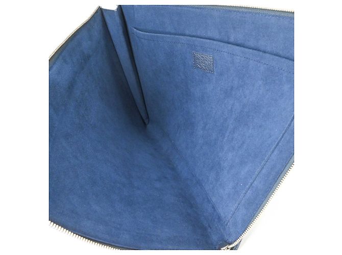 LOUIS VUITTON Pochette Jour Clutch Blu navy - vista 10