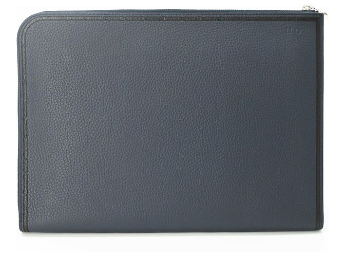 LOUIS VUITTON Pochette Jour Clutch Blu navy - vista 2