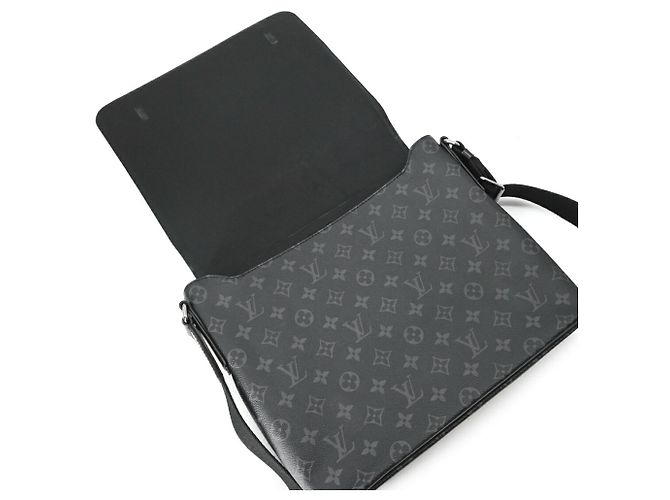 Borsa a Spalla Louis Vuitton District MM NM Nero - vista 9
