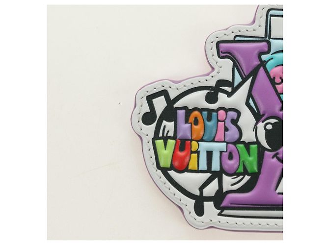 LOUIS VUITTON Monogram Comics Key Holder Purple MP3456 LV Auth 182056M Lila - Ansicht 3