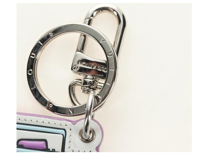 LOUIS VUITTON Monogram Comics Key Holder Purple MP3456 LV Auth 182056M Lila - Ansicht 5