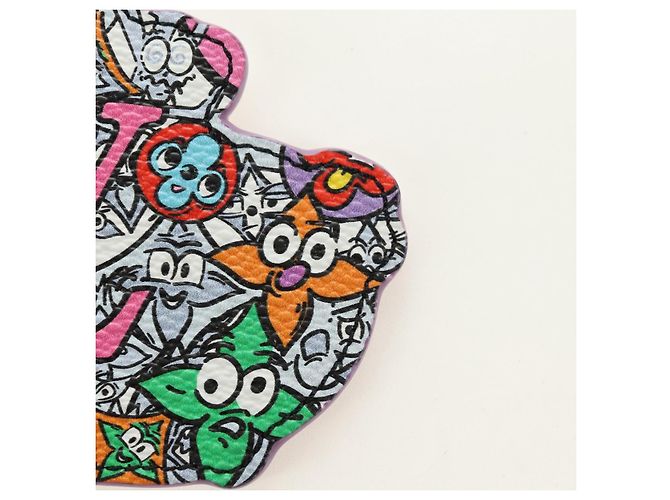 LOUIS VUITTON Monogram Comics Key Holder Purple MP3456 LV Auth 182056M Lila - Ansicht 7