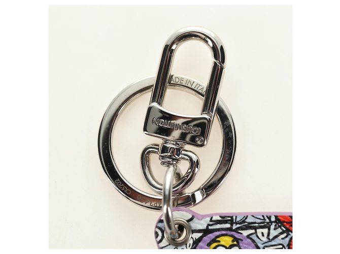 LOUIS VUITTON Monogram Comics Key Holder Purple MP3456 LV Auth 182056M Lila - Ansicht 9