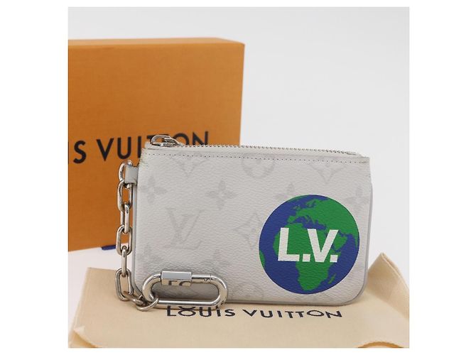 LOUIS VUITTON Monogram Zippe do Pouch PM Pochette Bianca M67809 LV Auth BA13233 Bianco Monogramma - vista 12