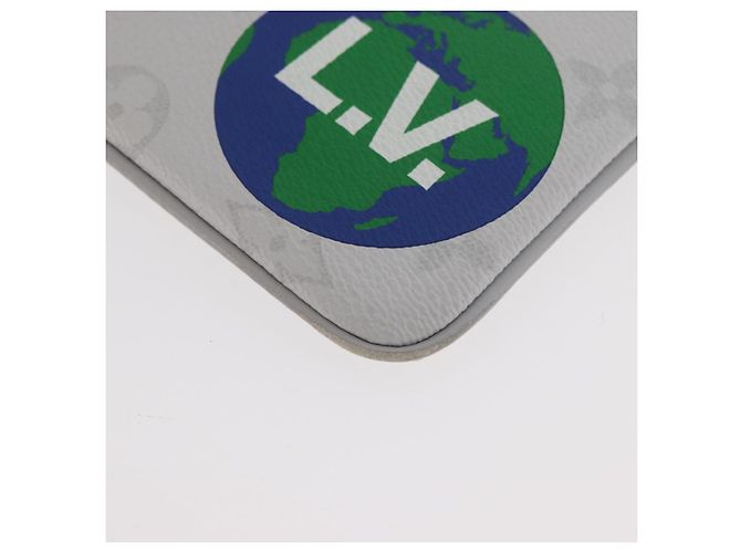 LOUIS VUITTON Monogram Zippe do Pouch PM Pochette Bianca M67809 LV Auth BA13233 Bianco Monogramma - vista 14