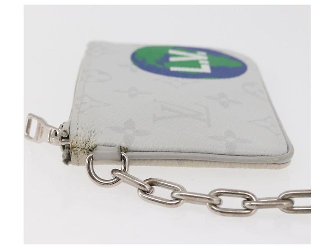 LOUIS VUITTON Monogram Zippe do Pouch PM Pochette Bianca M67809 LV Auth BA13233 Bianco Monogramma - vista 5
