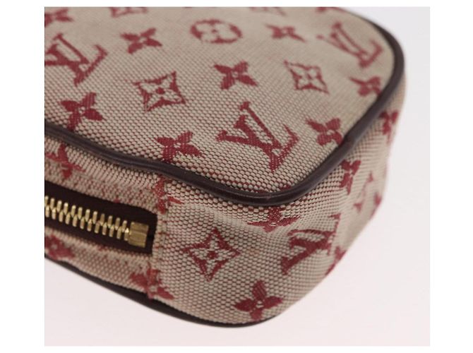 LOUIS VUITTON Monogram Mini Us Digital Pouch Red M60001 LV Auth 181783 Rosso - vista 14