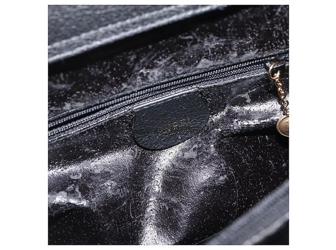 Borsa Tote GUCCI Bamboo in scamosciato nero e oro 002 1186 0260 Auth 180122 D'oro - vista 17