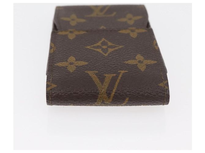 LOUIS VUITTON Monogram Damier Ebene Etui Cigarette Case 4 Set LV Auth BA13268 Monograma - vista 10