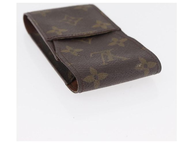 LOUIS VUITTON Monogram Damier Ebene Etui Cigarette Case 4 Set LV Auth BA13268 Monograma - vista 21