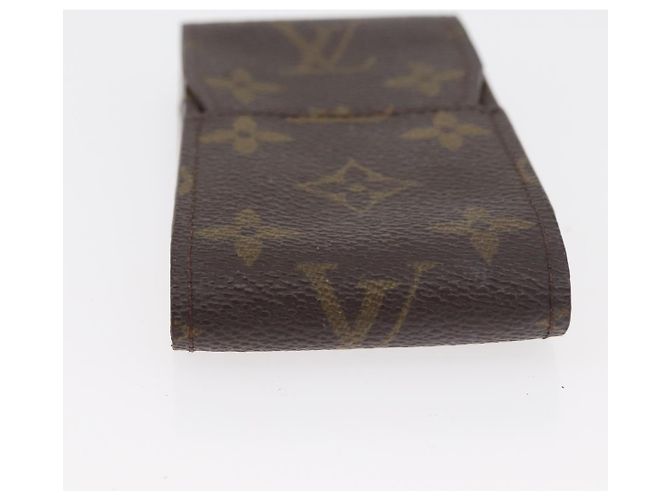 LOUIS VUITTON Monogram Damier Ebene Etui Cigarette Case 4 Set LV Auth BA13268 Monograma - vista 22