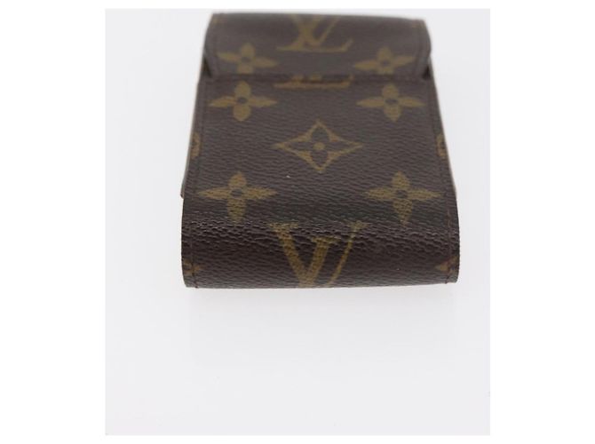 LOUIS VUITTON Monogram Damier Ebene Etui Cigarette Case 4 Set LV Auth BA13268 Monograma - vista 5
