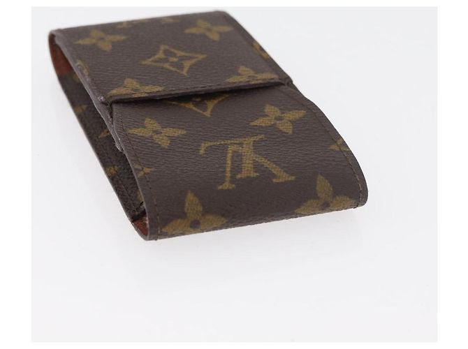 LOUIS VUITTON Monogram Damier Ebene Etui Cigarette Case 4 Set LV Auth BA13268 Monograma - vista 9