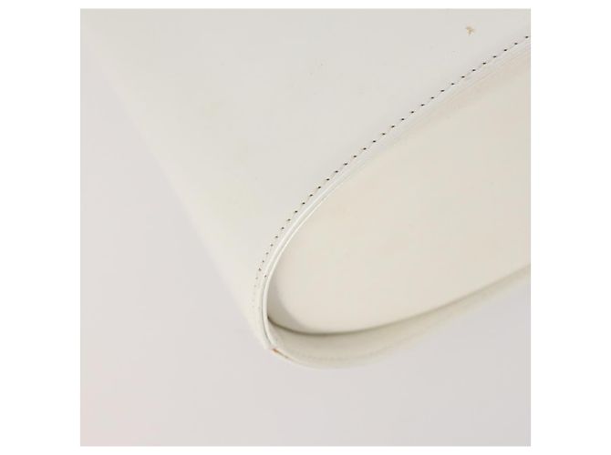 Borsa Salvatore Ferragamo in Nylon e Pelle 2 Set Bianco Rosa Auth BA13059 - vista 8