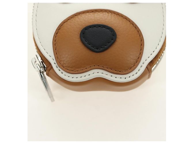 Pochette Portafoglio in Pelle Christian Dior Bobby Beige Argento Auth 181779SM - vista 2