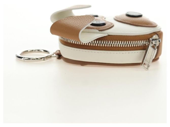 Pochette Portafoglio in Pelle Christian Dior Bobby Beige Argento Auth 181779SM - vista 8