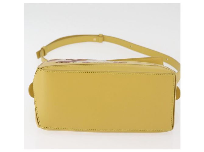 Bolsa LOEWE Puzzle Small Studio Ghibli Hin Spirited Away em couro Auth 167380SM Dourado Amarelo - vista 5