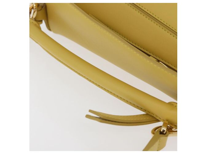 Bolsa LOEWE Puzzle Small Studio Ghibli Hin Spirited Away em couro Auth 167380SM Dourado Amarelo - vista 8