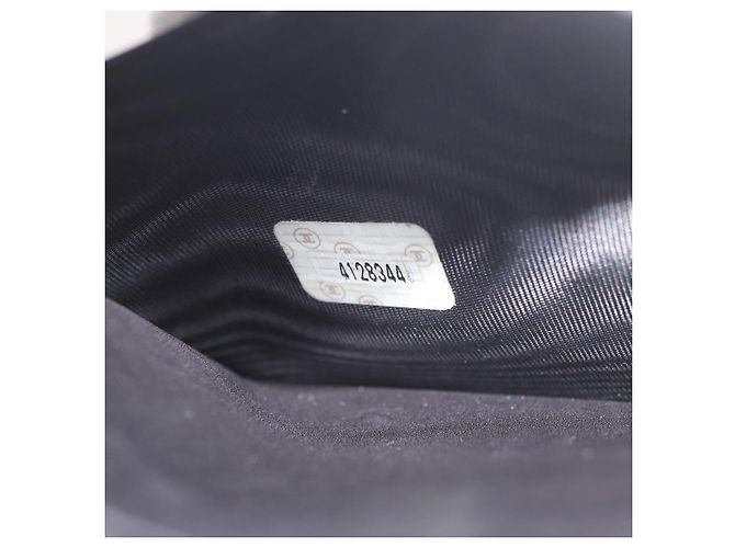 CHANEL COCO Mark Chain Shoulder Bag Patent leather Black Gold CC Auth 181676A Nero D'oro - vista 11