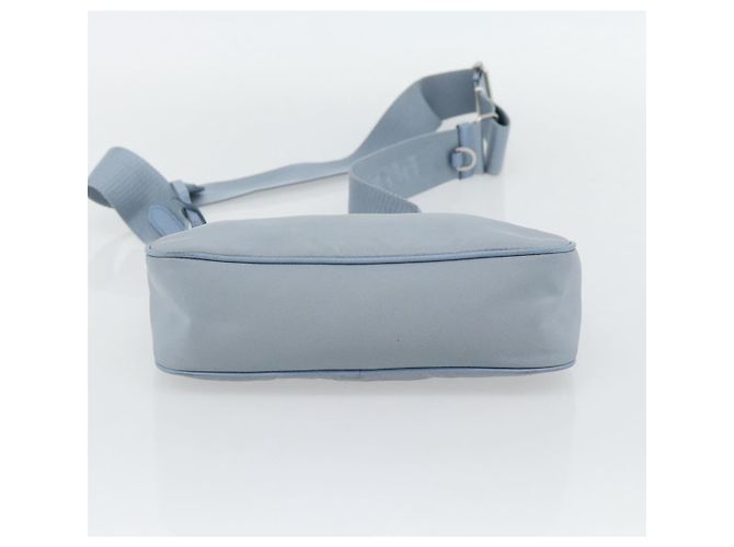 PRADA Re-Edition Shoulder Bag Nylon Blue Silver Auth ka4501A Silvery - view 5