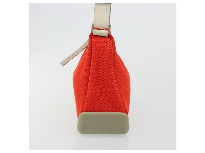Borsa a tracolla PRADA Sports in tela Arancione Argento Auth 180921 - vista 3