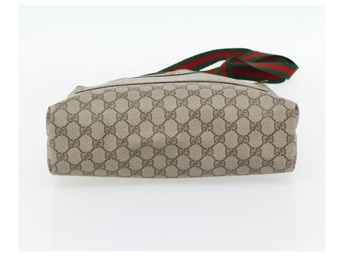 Borsa Tote GUCCI GG Supreme Web Sherry Line PVC Beige 39 02 003 Auth BA13156 - vista 5