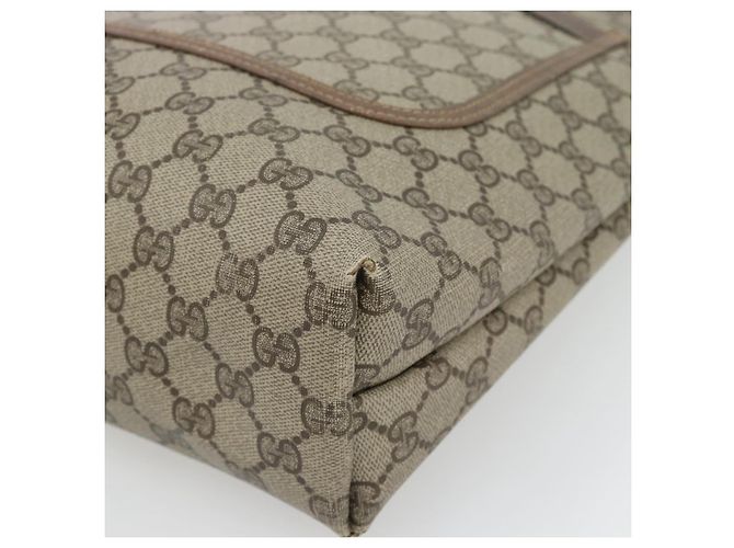 Borsa Tote GUCCI GG Supreme Web Sherry Line PVC Beige 39 02 003 Auth BA13156 - vista 9