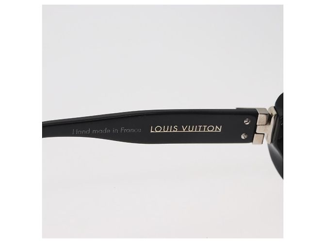 Gafas de sol LOUIS VUITTON Spson de plástico Negro LV Auth BA13232 - vista 10