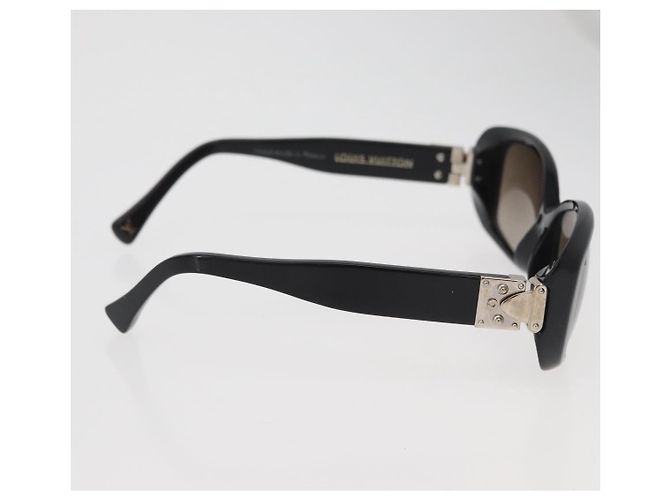 Gafas de sol LOUIS VUITTON Spson de plástico Negro LV Auth BA13232 - vista 6