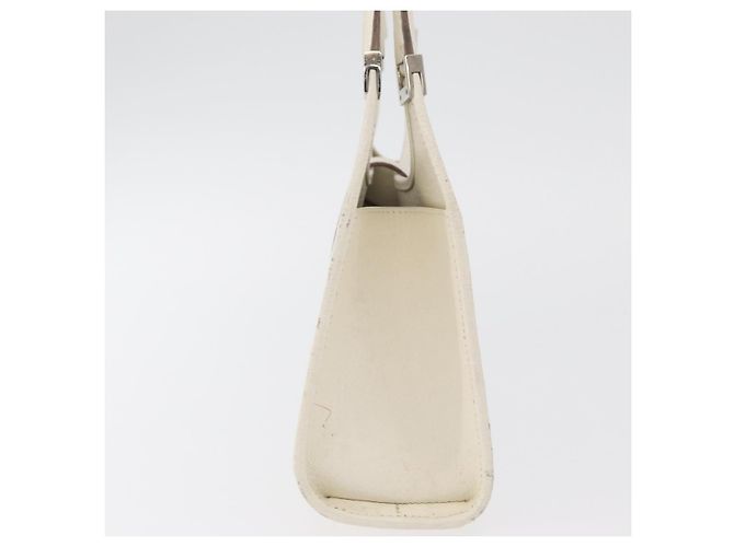 Borsa GUCCI Jackie in pelle bianco argento 002 1068 Auth 182461 - vista 4