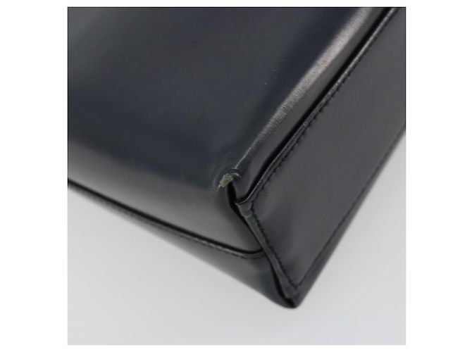 Borsa a tracolla Salvatore Ferragamo Gancini in pelle blu navy e oro Autentica BA13105 D'oro - vista 16