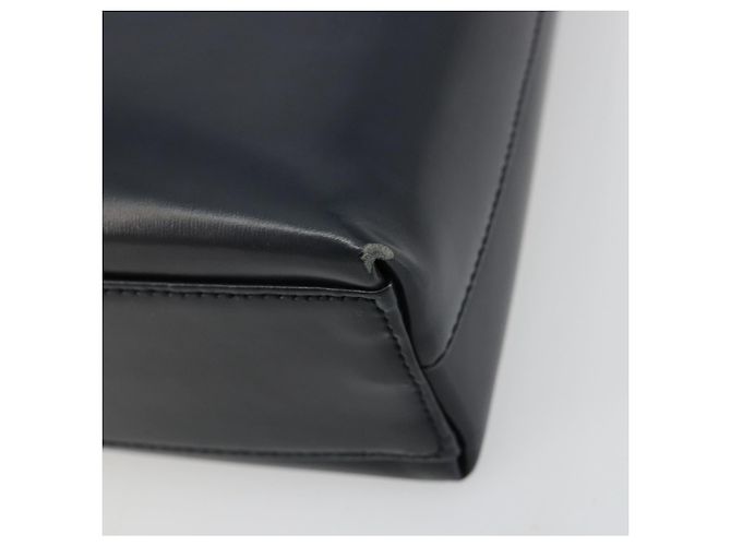 Borsa a tracolla Salvatore Ferragamo Gancini in pelle blu navy e oro Autentica BA13105 D'oro - vista 9