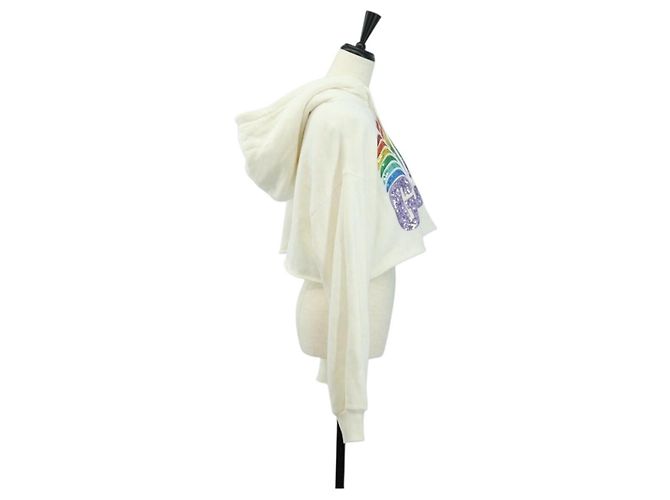 GUCCI Parker Cotton XXS White Auth 182060M Blanco - vista 4