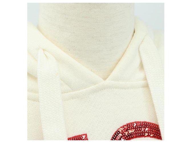 GUCCI Parker Cotton XXS White Auth 182060M Blanco - vista 5