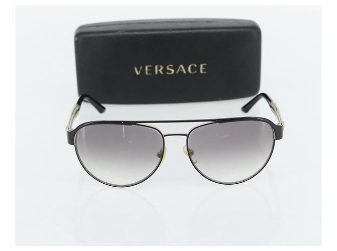 Occhiali da sole VERSACE Medusa metallo Nero Auth BA13255 - vue 12